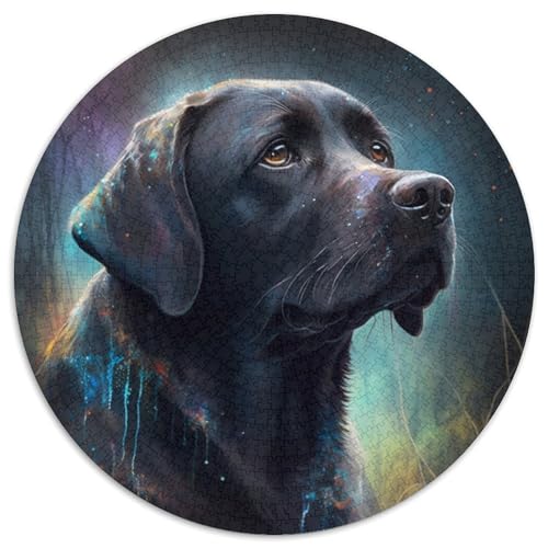 1000-teiliges Puzzle Fantasy Labrador, rund, 1000 Teile, für Erwachsene, interaktives Familienspiel, Denksportaufgabe, Lernspielzeug, 67,5 x 67,5 cm 1000-teiliges Puzzle Fantasy Labrador, rund, 1000 Teile, für Erwachsene, interaktives Familienspiel, Denksportaufgabe, Lernspielzeug, 67,5 x 67,5 cm von LiJianXXL