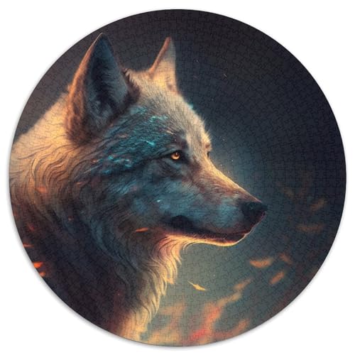 1000-teiliges Puzzle Fantasy Wolf, Puzzles für Erwachsene, anspruchsvolles Denkspiel für Teenager, Spaß für den Familienspieleabend, 67,5 x 67,5 cm 1000-teiliges Puzzle Fantasy Wolf, Puzzles für Erwachsene, anspruchsvolles Denkspiel für Teenager, Spaß für den Familienspieleabend, 67,5 x 67,5 cm von LiJianXXL