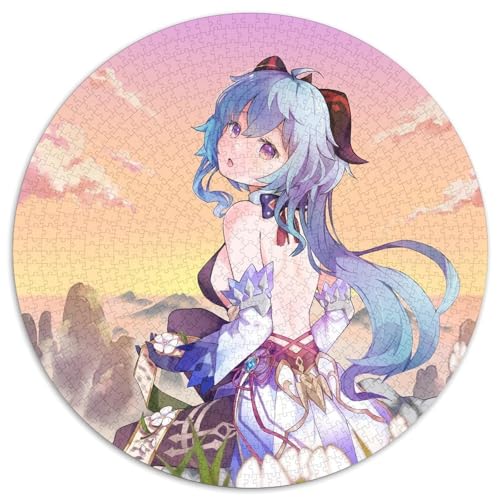 1000-teiliges Puzzle Genshin Impact Ganyu, Puzzles für Erwachsene, anspruchsvolles Denkspiel für Teenager, Spaß für den Spieleabend mit der Familie, 67,5 x 67,5 cm 1000-teiliges Puzzle Genshin Impact Ganyu, Puzzles für Erwachsene, anspruchsvolles Denkspiel für Teenager, Spaß für den Spieleabend mit der Familie, 67,5 x 67,5 cm von LiJianXXL