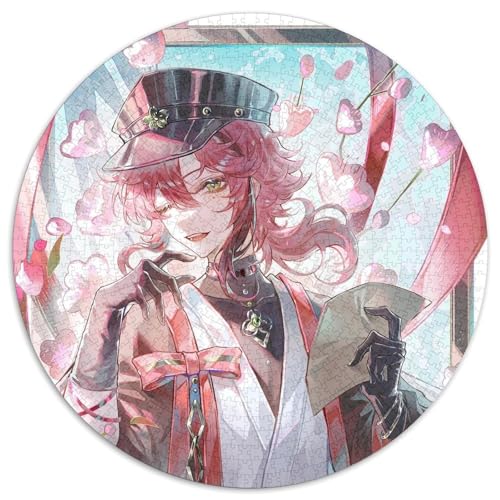 1000-teiliges Puzzle Genshin Impact Shikanoin Heizou, rundes Puzzle 1000 Teile für Erwachsene, interaktives Familienspiel, Denksportaufgabe, Lernspielzeug, 67,5 x 67,5 cm 1000-teiliges Puzzle Genshin Impact Shikanoin Heizou, rundes Puzzle 1000 Teile für Erwachsene, interaktives Familienspiel, Denksportaufgabe, Lernspielzeug, 67,5 x 67,5 cm von LiJianXXL