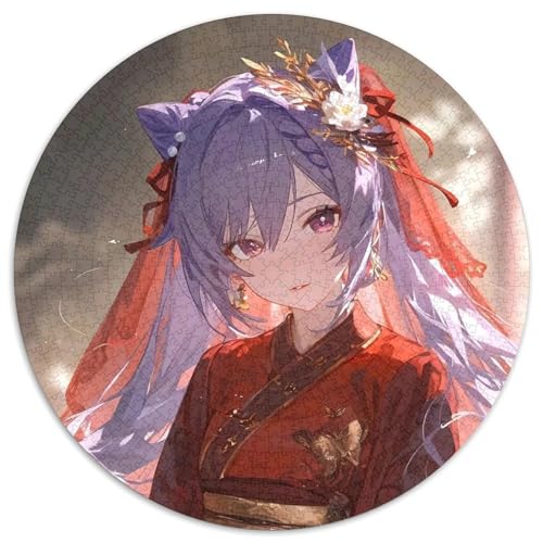 1000-teiliges Puzzle Genshin Impact für Erwachsene, anspruchsvolles Denkspiel für Teenager, Spaß für den Spieleabend mit der Familie, 67,5 x 67,5 cm von LiJianXXL