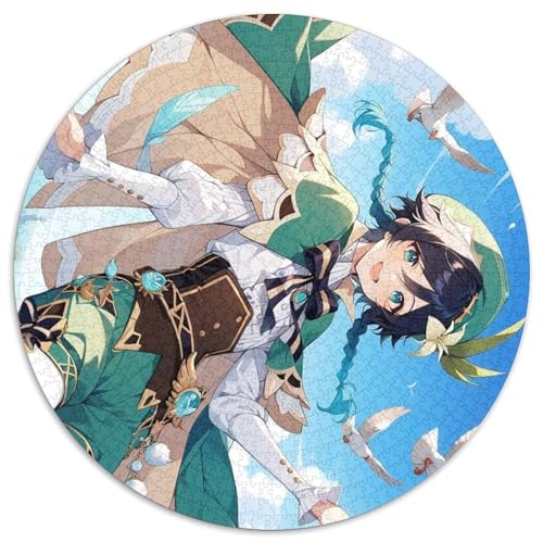 1000-teiliges Puzzle Genshin Impact für Erwachsene, anspruchsvolles Denkspiel für Teenager, Spaß für den Spieleabend mit der Familie, 67,5 x 67,5 cm 1000-teiliges Puzzle Genshin Impact für Erwachsene, anspruchsvolles Denkspiel für Teenager, Spaß für den Spieleabend mit der Familie, 67,5 x 67,5 cm von LiJianXXL