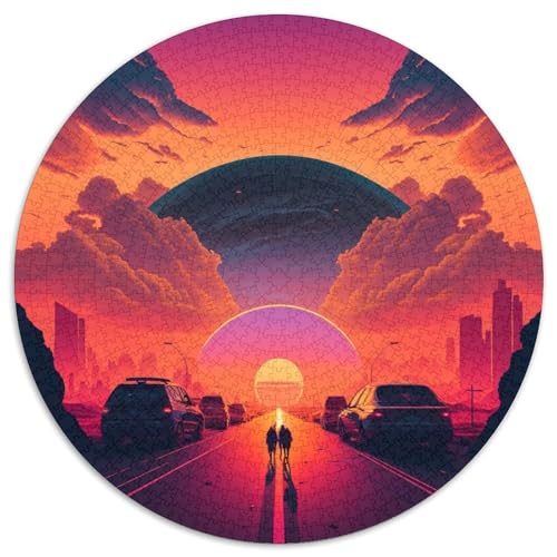 1000-teiliges Puzzle Neon Planet Road, Puzzles für Erwachsene, anspruchsvolles Denkspiel für Teenager, Spaß für den Spieleabend mit der Familie, 67,5 x 67,5 cm 1000-teiliges Puzzle Neon Planet Road, Puzzles für Erwachsene, anspruchsvolles Denkspiel für Teenager, Spaß für den Spieleabend mit der Familie, 67,5 x 67,5 cm von LiJianXXL