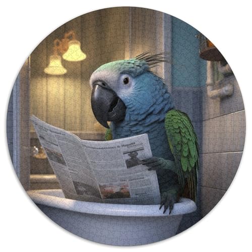 1000-teiliges Puzzle Papagei liest Zeitung, Puzzles für Erwachsene, anspruchsvolles Denkspiel für Teenager, Spaß für den Familienspieleabend, 67,5 x 67,5 cm 1000-teiliges Puzzle Papagei liest Zeitung, Puzzles für Erwachsene, anspruchsvolles Denkspiel für Teenager, Spaß für den Familienspieleabend, 67,5 x 67,5 cm von LiJianXXL