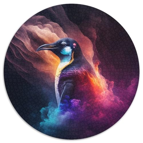 1000-teiliges Puzzle Pinguin-Nebel für Erwachsene, anspruchsvolles Denkspiel für Teenager, Spaß für den Spieleabend mit der Familie, 67,5 x 67,5 cm von LiJianXXL