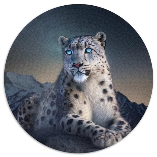 1000-teiliges Puzzle für Erwachsene, Fantasy-Leopard, runde Puzzles für 1000-teiliges Denkspiel, interaktives Familienspiel, geeignet für Kinder ab 14 Jahren, 67,5 x 67,5 cm 1000-teiliges Puzzle für Erwachsene, Fantasy-Leopard, runde Puzzles für 1000-teiliges Denkspiel, interaktives Familienspiel, geeignet für Kinder ab 14 Jahren, 67,5 x 67,5 cm von LiJianXXL