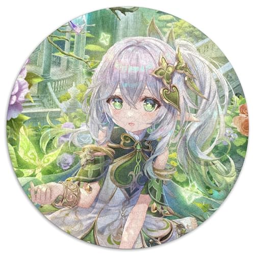 1000-teiliges Puzzle für Erwachsene, Genshin Impact, runde Puzzles für 1000-teiliges Denkspiel, interaktives Familienspiel, geeignet für Kinder ab 14 Jahren, 67,5 x 67,5 cm 1000-teiliges Puzzle für Erwachsene, Genshin Impact, runde Puzzles für 1000-teiliges Denkspiel, interaktives Familienspiel, geeignet für Kinder ab 14 Jahren, 67,5 x 67,5 cm von LiJianXXL