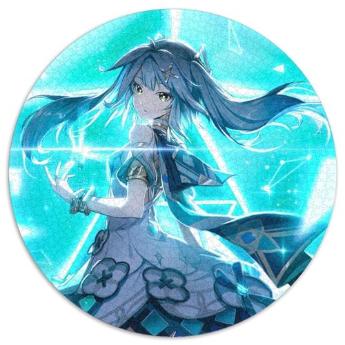 1000-teiliges Puzzle für Erwachsene, Genshin Impact Faruzan, runde Puzzles 1000 Teile für Erwachsene, Denksportaufgabe und Heimdekoration, 67,5 x 67,5 cm 1000-teiliges Puzzle für Erwachsene, Genshin Impact Faruzan, runde Puzzles 1000 Teile für Erwachsene, Denksportaufgabe und Heimdekoration, 67,5 x 67,5 cm von LiJianXXL