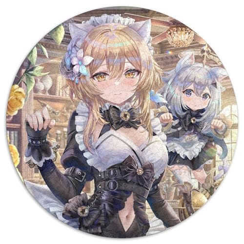1000-teiliges Puzzle für Erwachsene, Genshin Impact Lumine, runde Puzzles für 1000-teiliges Denkspiel, interaktives Familienspiel, geeignet für Kinder ab 14 Jahren, 67,5 x 67,5 cm 1000-teiliges Puzzle für Erwachsene, Genshin Impact Lumine, runde Puzzles für 1000-teiliges Denkspiel, interaktives Familienspiel, geeignet für Kinder ab 14 Jahren, 67,5 x 67,5 cm von LiJianXXL