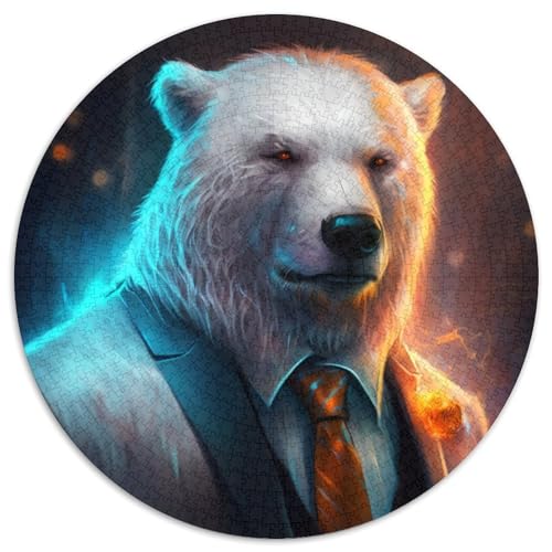 Boss Eisbär-Puzzle für Erwachsene, 1000 Teile, anspruchsvolles Puzzle, Spaß für die ganze Familie, Basteln, perfekt für Geburtstage, Feiertage, 67,5 x 67,5 cm Boss Eisbär-Puzzle für Erwachsene, 1000 Teile, anspruchsvolles Puzzle, Spaß für die ganze Familie, Basteln, perfekt für Geburtstage, Feiertage, 67,5 x 67,5 cm von LiJianXXL