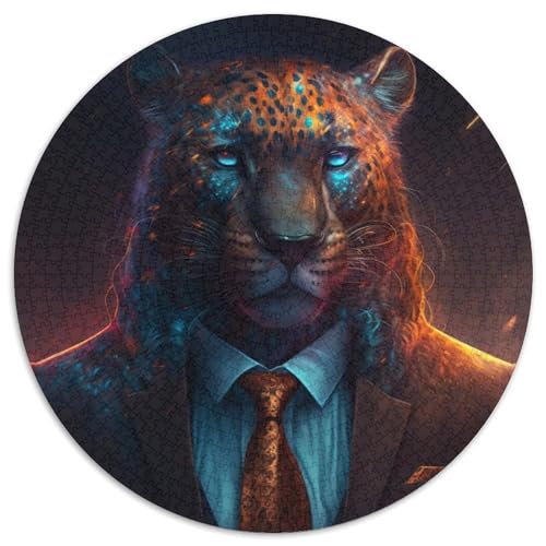 Boss Leopard Puzzle für Erwachsene, 1000 Teile, anspruchsvolle Puzzles, Spaß für die ganze Familie, Basteln, perfekt für Geburtstage, Feiertage, 67,5 x 67,5 cm Boss Leopard Puzzle für Erwachsene, 1000 Teile, anspruchsvolle Puzzles, Spaß für die ganze Familie, Basteln, perfekt für Geburtstage, Feiertage, 67,5 x 67,5 cm von LiJianXXL