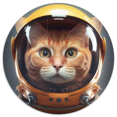 Fantasy Cat 1000-teiliges Puzzle, rund, 1000 Teile, Puzzle für Erwachsene, perfekt für Heimdekoration, Geburtstage, Feiertage und Geschenke, 67,5 x 67,5 cm Fantasy Cat 1000-teiliges Puzzle, rund, 1000 Teile, Puzzle für Erwachsene, perfekt für Heimdekoration, Geburtstage, Feiertage und Geschenke, 67,5 x 67,5 cm von LiJianXXL
