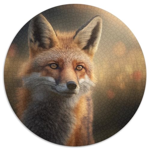 Fantasy Fox Puzzle für Erwachsene, 1000 Teile, 1000 Teile, rundes Puzzle, Denkspiel, interaktives Familienspiel, geeignet für Kinder ab 14 Jahren, 67,5 x 67,5 cm Fantasy Fox Puzzle für Erwachsene, 1000 Teile, 1000 Teile, rundes Puzzle, Denkspiel, interaktives Familienspiel, geeignet für Kinder ab 14 Jahren, 67,5 x 67,5 cm von LiJianXXL