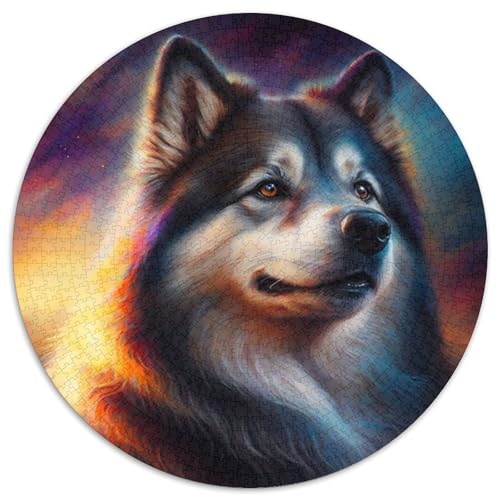 Fantasy-Hunde-Puzzle für Erwachsene, 1000-teiliges, rundes Puzzle, Denkspiel, interaktives Familienspiel, geeignet für Kinder ab 14 Jahren, 67,5 x 67,5 cm Fantasy-Hunde-Puzzle für Erwachsene, 1000-teiliges, rundes Puzzle, Denkspiel, interaktives Familienspiel, geeignet für Kinder ab 14 Jahren, 67,5 x 67,5 cm von LiJianXXL