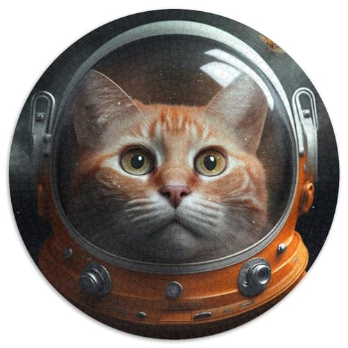 Fantasy-Katzen-Puzzle für Erwachsene, 1000 Teile, rundes Puzzle, Denkspiel, interaktives Familienspiel, geeignet für Kinder ab 14 Jahren, 67,5 x 67,5 cm Fantasy-Katzen-Puzzle für Erwachsene, 1000 Teile, rundes Puzzle, Denkspiel, interaktives Familienspiel, geeignet für Kinder ab 14 Jahren, 67,5 x 67,5 cm von LiJianXXL
