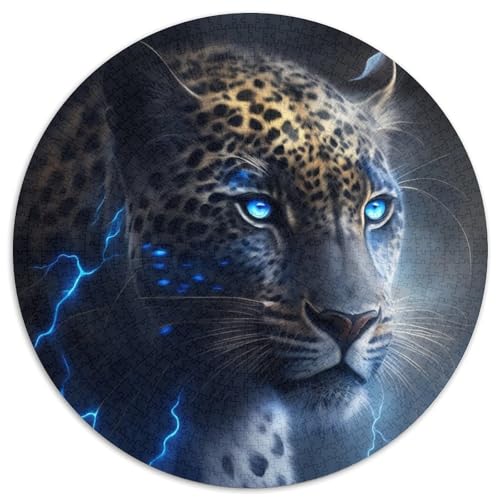 Fantasy-Leoparden-Puzzle für Erwachsene, 1000-teiliges Puzzle für Erwachsene, Eltern, Partner, Freunde – ab 14 Jahren, 67,5 x 67,5 cm Fantasy-Leoparden-Puzzle für Erwachsene, 1000-teiliges Puzzle für Erwachsene, Eltern, Partner, Freunde – ab 14 Jahren, 67,5 x 67,5 cm von LiJianXXL