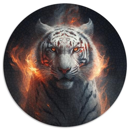 Fantasy-Tiger-Puzzle für Erwachsene, 1000-teiliges Puzzle für Erwachsene, Eltern, Partner, Freunde – ab 14 Jahren, 67,5 x 67,5 cm Fantasy-Tiger-Puzzle für Erwachsene, 1000-teiliges Puzzle für Erwachsene, Eltern, Partner, Freunde – ab 14 Jahren, 67,5 x 67,5 cm von LiJianXXL