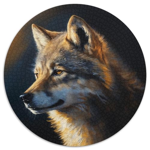 Fantasy-Wolf-Puzzle für Erwachsene, 1000-teiliges Puzzle für Erwachsene, Eltern, Partner, Freunde – ab 14 Jahren, 67,5 x 67,5 cm Fantasy-Wolf-Puzzle für Erwachsene, 1000-teiliges Puzzle für Erwachsene, Eltern, Partner, Freunde – ab 14 Jahren, 67,5 x 67,5 cm von LiJianXXL