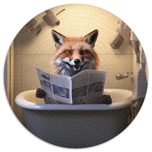 Fuchs liest Zeitung, Puzzle für Erwachsene, 1000 Teile, Puzzle für Erwachsene, Eltern, Partner, Freunde – ab 14 Jahren, 67,5 x 67,5 cm Fuchs liest Zeitung, Puzzle für Erwachsene, 1000 Teile, Puzzle für Erwachsene, Eltern, Partner, Freunde – ab 14 Jahren, 67,5 x 67,5 cm von LiJianXXL