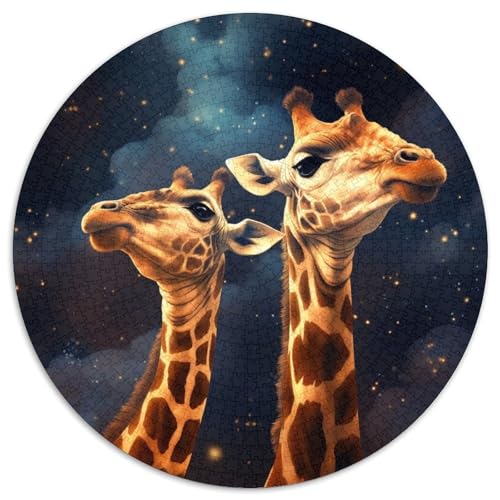 Galaxy Giraffe Puzzle für Erwachsene, 1000 Teile, Puzzle für Erwachsene, anspruchsvolles Denkspiel, Familienaktivität, Heimdekoration, 67,5 x 67,5 cm Galaxy Giraffe Puzzle für Erwachsene, 1000 Teile, Puzzle für Erwachsene, anspruchsvolles Denkspiel, Familienaktivität, Heimdekoration, 67,5 x 67,5 cm von LiJianXXL