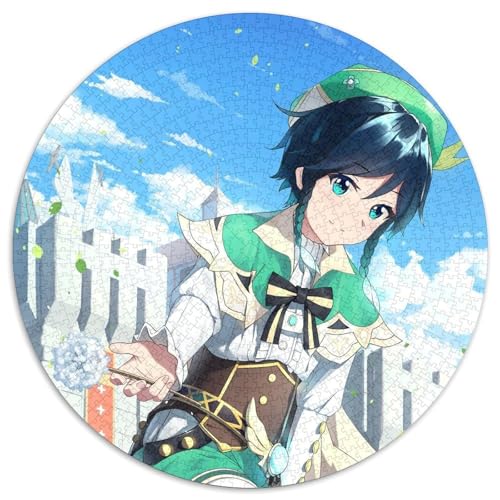 Genshin Impact Barbatos Puzzle für Erwachsene, 1000-teiliges Puzzle für Erwachsene, Eltern, Partner, Freunde – ab 14 Jahren, 67,5 x 67,5 cm Genshin Impact Barbatos Puzzle für Erwachsene, 1000-teiliges Puzzle für Erwachsene, Eltern, Partner, Freunde – ab 14 Jahren, 67,5 x 67,5 cm von LiJianXXL