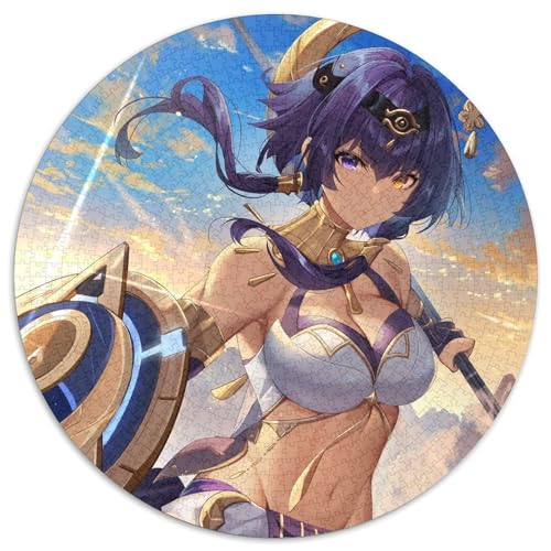 Genshin Impact Candace Puzzle für Erwachsene, 1000 Teile, rundes Puzzle, Denkspiel, interaktives Familienspiel, geeignet für Kinder ab 14 Jahren, 67,5 x 67,5 cm Genshin Impact Candace Puzzle für Erwachsene, 1000 Teile, rundes Puzzle, Denkspiel, interaktives Familienspiel, geeignet für Kinder ab 14 Jahren, 67,5 x 67,5 cm von LiJianXXL