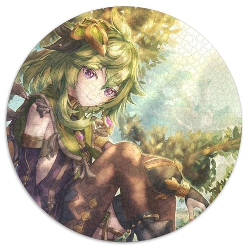Genshin Impact Collei Puzzle für Erwachsene, 1000 Teile, rundes Puzzle, Denkspiel, interaktives Familienspiel, geeignet für Kinder ab 14 Jahren, 67,5 x 67,5 cm Genshin Impact Collei Puzzle für Erwachsene, 1000 Teile, rundes Puzzle, Denkspiel, interaktives Familienspiel, geeignet für Kinder ab 14 Jahren, 67,5 x 67,5 cm von LiJianXXL