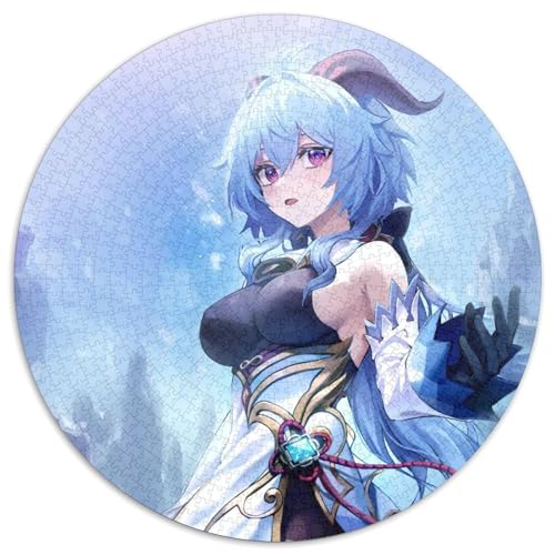 Genshin Impact Ganyu Puzzle für Erwachsene, 1000-teiliges Puzzle für Erwachsene, anspruchsvolles Denkspiel, Familienaktivität, Heimdekoration, 67,5 x 67,5 cm Genshin Impact Ganyu Puzzle für Erwachsene, 1000-teiliges Puzzle für Erwachsene, anspruchsvolles Denkspiel, Familienaktivität, Heimdekoration, 67,5 x 67,5 cm von LiJianXXL
