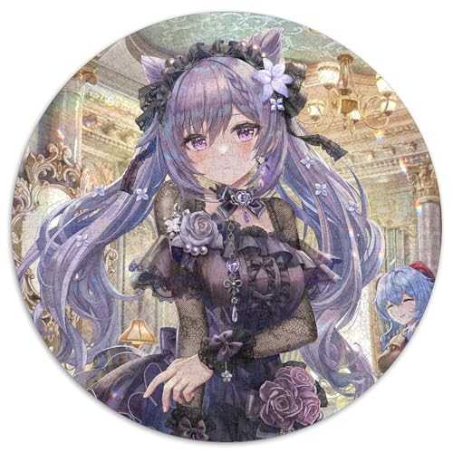 Genshin Impact Ganyu-Puzzles 1000 Teile für Erwachsene, 1000-teiliges rundes Puzzle für Erwachsene, ideal für Liebhaber, perfektes Weihnachts-, Neujahrs-, Valentinstagsgeschenk, 67,5 x 67,5 cm Genshin Impact Ganyu-Puzzles 1000 Teile für Erwachsene, 1000-teiliges rundes Puzzle für Erwachsene, ideal für Liebhaber, perfektes Weihnachts-, Neujahrs-, Valentinstagsgeschenk, 67,5 x 67,5 cm von LiJianXXL