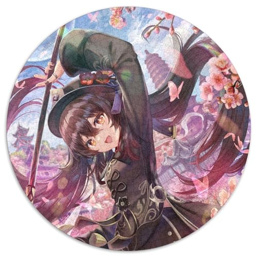 Genshin Impact Hu Tao Puzzle für Erwachsene, 1000 Teile, rundes Puzzle, Denkspiel, interaktives Familienspiel, geeignet für Kinder ab 14 Jahren, 67,5 x 67,5 cm Genshin Impact Hu Tao Puzzle für Erwachsene, 1000 Teile, rundes Puzzle, Denkspiel, interaktives Familienspiel, geeignet für Kinder ab 14 Jahren, 67,5 x 67,5 cm von LiJianXXL