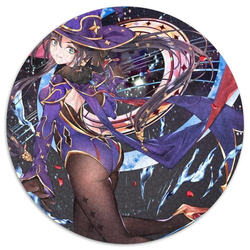 Genshin Impact Mona 1000-teiliges Puzzle, rund, 1000 Teile, Puzzle für Erwachsene, perfekt für Heimdekoration, Geburtstage, Feiertage und Geschenke, 67,5 x 67,5 cm Genshin Impact Mona 1000-teiliges Puzzle, rund, 1000 Teile, Puzzle für Erwachsene, perfekt für Heimdekoration, Geburtstage, Feiertage und Geschenke, 67,5 x 67,5 cm von LiJianXXL
