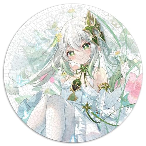 Genshin Impact Nahida-Puzzles für 1000 Teile. 1000-teiliges rundes Puzzle, ideal für Verliebte, perfektes Weihnachts-, Neujahrs- und Valentinstagsgeschenk, 67,5 x 67,5 cm Genshin Impact Nahida-Puzzles für 1000 Teile. 1000-teiliges rundes Puzzle, ideal für Verliebte, perfektes Weihnachts-, Neujahrs- und Valentinstagsgeschenk, 67,5 x 67,5 cm von LiJianXXL