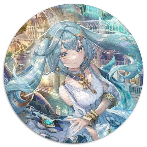 Genshin Impact Puzzle, 1000 Teile, Puzzle für Erwachsene, Weihnachten, Halloween, Ostern, Neujahr, 67,5 x 67,5 cm von LiJianXXL