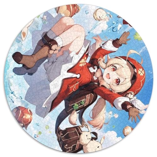 Genshin Impact Puzzle für Erwachsene, 1000 Teile, 1000 Teile, rundes Puzzle, Denkspiel, interaktives Familienspiel, geeignet für Kinder ab 14 Jahren, 67,5 x 67,5 cm Genshin Impact Puzzle für Erwachsene, 1000 Teile, 1000 Teile, rundes Puzzle, Denkspiel, interaktives Familienspiel, geeignet für Kinder ab 14 Jahren, 67,5 x 67,5 cm von LiJianXXL