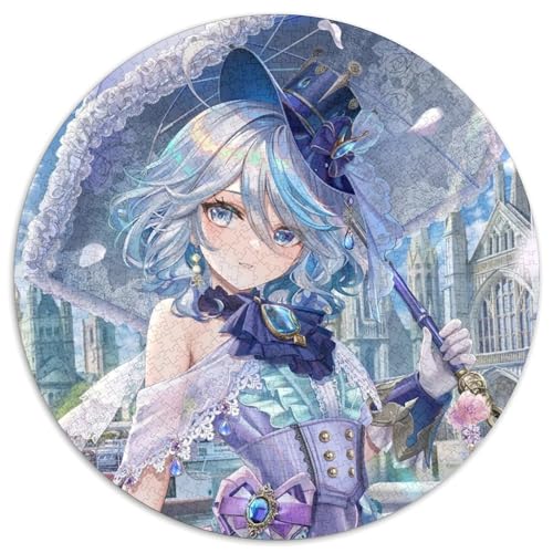 Genshin Impact Puzzle für Erwachsene, 1000-teiliges Puzzle für Erwachsene, anspruchsvolles Denkspiel, Familienaktivität, Heimdekoration, 67,5 x 67,5 cm von LiJianXXL