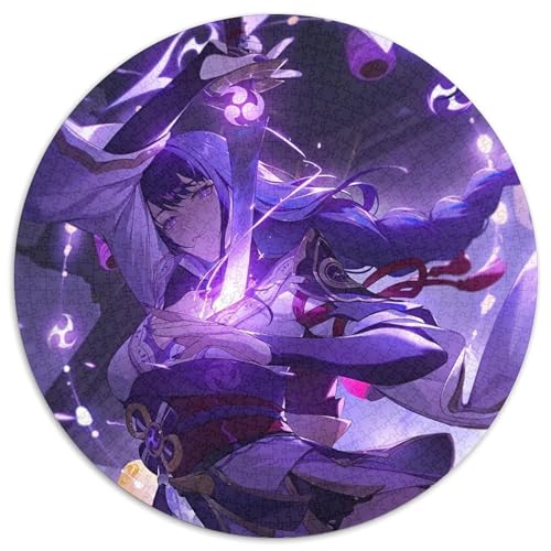 Genshin Impact Raiden Shogun Puzzle für Erwachsene, 1000-teiliges Puzzle für Erwachsene, Eltern, Partner, Freunde – ab 14 Jahren, 67,5 x 67,5 cm Genshin Impact Raiden Shogun Puzzle für Erwachsene, 1000-teiliges Puzzle für Erwachsene, Eltern, Partner, Freunde – ab 14 Jahren, 67,5 x 67,5 cm von LiJianXXL