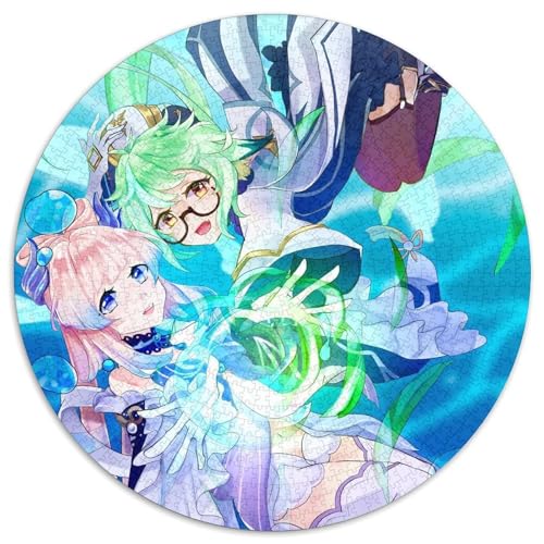 Genshin Impact Sucrose Puzzle für Erwachsene, 1000-teiliges, anspruchsvolles Puzzle, Spaß für die ganze Familie, Basteln, perfekt für Geburtstage, Feiertage, 67,5 x 67,5 cm Genshin Impact Sucrose Puzzle für Erwachsene, 1000-teiliges, anspruchsvolles Puzzle, Spaß für die ganze Familie, Basteln, perfekt für Geburtstage, Feiertage, 67,5 x 67,5 cm von LiJianXXL