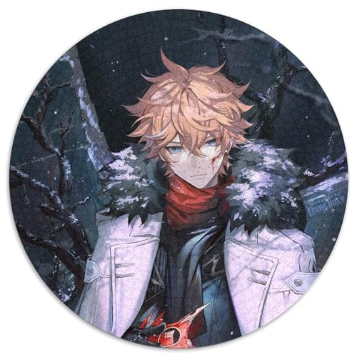 Genshin Impact Tartaglia-Puzzle, 1000 Teile, Puzzle für Erwachsene, Weihnachten, Halloween, Ostern, Neujahr, 67,5 x 67,5 cm von LiJianXXL