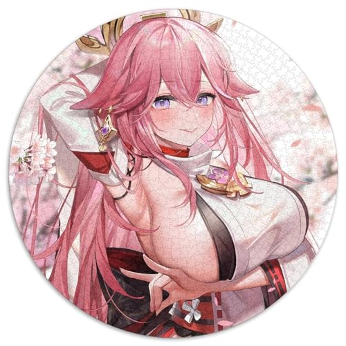 Genshin Impact Yae Miko Puzzle 1000 Teile Puzzle für Erwachsene Weihnachten, Halloween, Ostern, Neujahr. 67,5 x 67,5 cm Genshin Impact Yae Miko Puzzle 1000 Teile Puzzle für Erwachsene Weihnachten, Halloween, Ostern, Neujahr. 67,5 x 67,5 cm von LiJianXXL