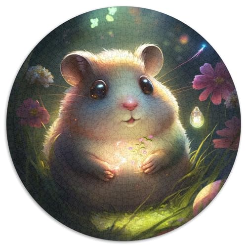 Hamster-Puzzle, 1000 Teile, Puzzle für Erwachsene, Weihnachten, Halloween, Ostern, Neujahr, 67,5 x 67,5 cm von LiJianXXL