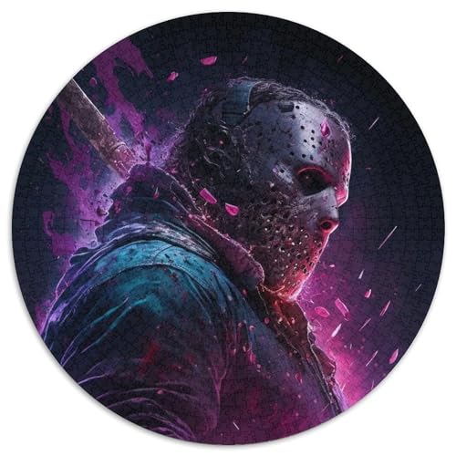 Killer-Puzzle mit 1000 Teilen, rundes Puzzle mit 1000 Teilen, Spaß für Aktivitäten zu Hause, Geburtstagsgeschenk, Reisegeschenk, 67,5 x 67,5 cm Killer-Puzzle mit 1000 Teilen, rundes Puzzle mit 1000 Teilen, Spaß für Aktivitäten zu Hause, Geburtstagsgeschenk, Reisegeschenk, 67,5 x 67,5 cm von LiJianXXL