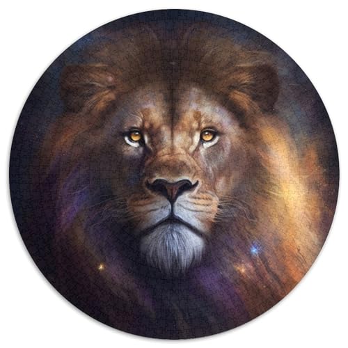 Löwen-Puzzle 1000 Teile für Erwachsene, 1000 Teile, runde Puzzles für Erwachsene, ideal für Verliebte, perfektes Weihnachts-, Neujahrs-, Valentinstagsgeschenk, 67,5 x 67,5 cm Löwen-Puzzle 1000 Teile für Erwachsene, 1000 Teile, runde Puzzles für Erwachsene, ideal für Verliebte, perfektes Weihnachts-, Neujahrs-, Valentinstagsgeschenk, 67,5 x 67,5 cm von LiJianXXL