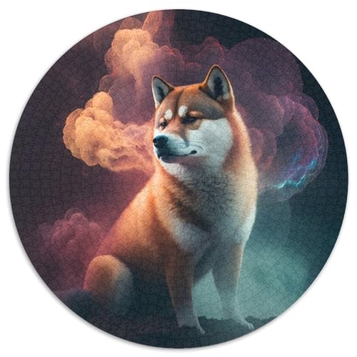 Puzzle 1000 Teile Shiba Inu Nebula Puzzle für Erwachsene, Familienspielabend-Spaß, DIY-Dekorationskunstwerk, 67,5 x 67,5 cm Puzzle 1000 Teile Shiba Inu Nebula Puzzle für Erwachsene, Familienspielabend-Spaß, DIY-Dekorationskunstwerk, 67,5 x 67,5 cm von LiJianXXL