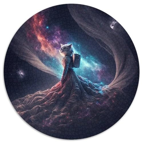 Puzzle 1000 Teile für Erwachsene, Space Cat-Puzzles für Erwachsene, interaktives Familienspiel, Bastelgeschenk mit farbenfrohen Kunstwerken, 67,5 x 67,5 cm Puzzle 1000 Teile für Erwachsene, Space Cat-Puzzles für Erwachsene, interaktives Familienspiel, Bastelgeschenk mit farbenfrohen Kunstwerken, 67,5 x 67,5 cm von LiJianXXL