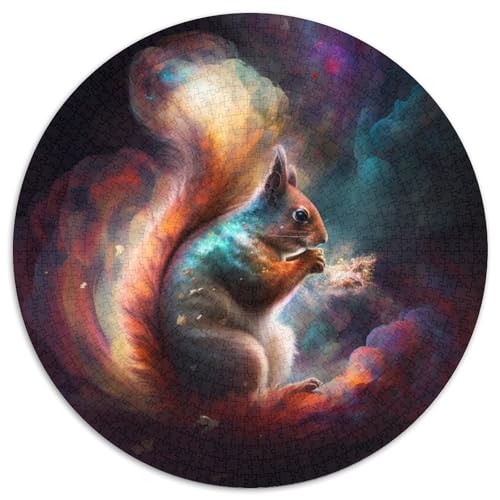 Puzzle für Erwachsene, 1000 Teile, Eichhörnchennebel, runde Puzzles für 1000 Teile, Geburtstagsgeschenkidee, anspruchsvolles Denkspiel, 67,5 x 67,5 cm Puzzle für Erwachsene, 1000 Teile, Eichhörnchennebel, runde Puzzles für 1000 Teile, Geburtstagsgeschenkidee, anspruchsvolles Denkspiel, 67,5 x 67,5 cm von LiJianXXL