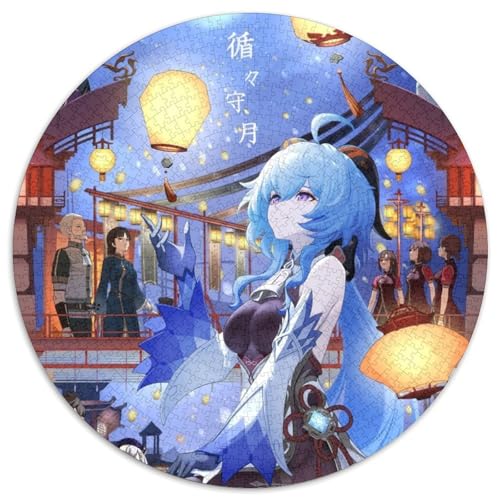 Puzzle für Erwachsene, 1000 Teile, Genshin Impact, runde Puzzles für 1000 Teile, Geburtstagsgeschenkidee, anspruchsvolles Denkspiel, 67,5 x 67,5 cm Puzzle für Erwachsene, 1000 Teile, Genshin Impact, runde Puzzles für 1000 Teile, Geburtstagsgeschenkidee, anspruchsvolles Denkspiel, 67,5 x 67,5 cm von LiJianXXL