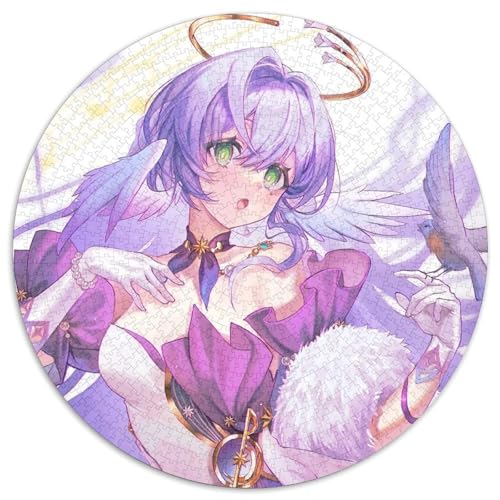 Puzzle für Erwachsene, 1000 Teile, Genshin Impact, runde Puzzles für 1000 Teile, Geburtstagsgeschenkidee, anspruchsvolles Denkspiel, 67,5 x 67,5 cm Puzzle für Erwachsene, 1000 Teile, Genshin Impact, runde Puzzles für 1000 Teile, Geburtstagsgeschenkidee, anspruchsvolles Denkspiel, 67,5 x 67,5 cm von LiJianXXL