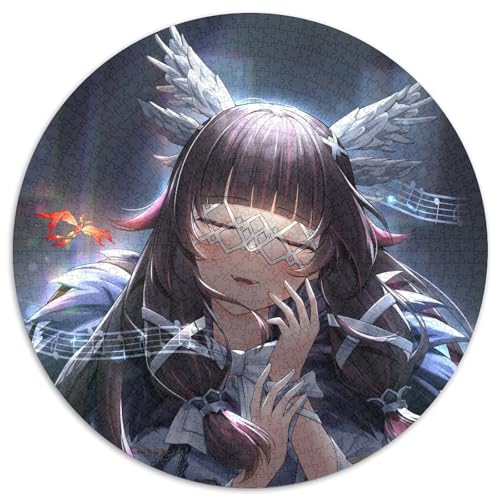 Puzzle für Erwachsene, 1000 Teile, Genshin Impact Columbiana, runde Puzzles für 1000 Teile, Geburtstagsgeschenkidee, anspruchsvolles Denkspiel, 67,5 x 67,5 cm Puzzle für Erwachsene, 1000 Teile, Genshin Impact Columbiana, runde Puzzles für 1000 Teile, Geburtstagsgeschenkidee, anspruchsvolles Denkspiel, 67,5 x 67,5 cm von LiJianXXL