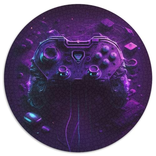 Puzzle für Erwachsene, 1000 Teile, Neon-Spiel, rundes Puzzle, 1000 Teile, Familienspieleabend, Heimdekoration und Gehirntraining, Geschenk, 67,5 x 67,5 cm Puzzle für Erwachsene, 1000 Teile, Neon-Spiel, rundes Puzzle, 1000 Teile, Familienspieleabend, Heimdekoration und Gehirntraining, Geschenk, 67,5 x 67,5 cm von LiJianXXL