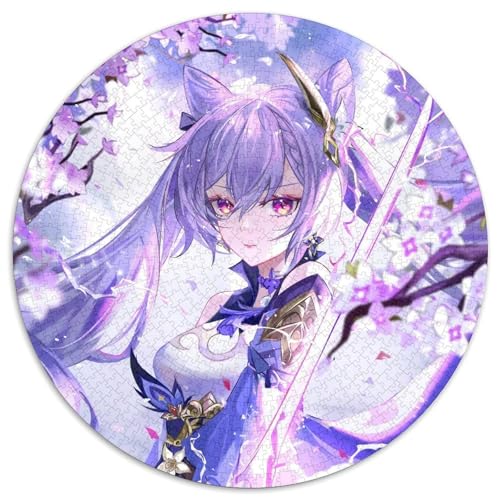 Puzzle für Erwachsene, 1000 Teile Genshin Impact Keqing Puzzles, anspruchsvolles Denkspiel für Teenager, Spaß für den Familienspieleabend, 67,5 x 67,5 cm Puzzle für Erwachsene, 1000 Teile Genshin Impact Keqing Puzzles, anspruchsvolles Denkspiel für Teenager, Spaß für den Familienspieleabend, 67,5 x 67,5 cm von LiJianXXL